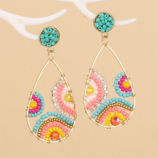 Bohemian Ethnic Style Colorful Earrings